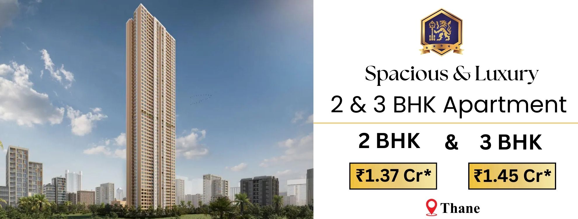 Wembly 24 Thane West | 2 & 3 BHK Flats in Majiwada